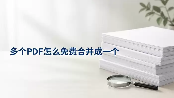 多个PDF怎么免费合并成一个?顺序和页码怎么检查?