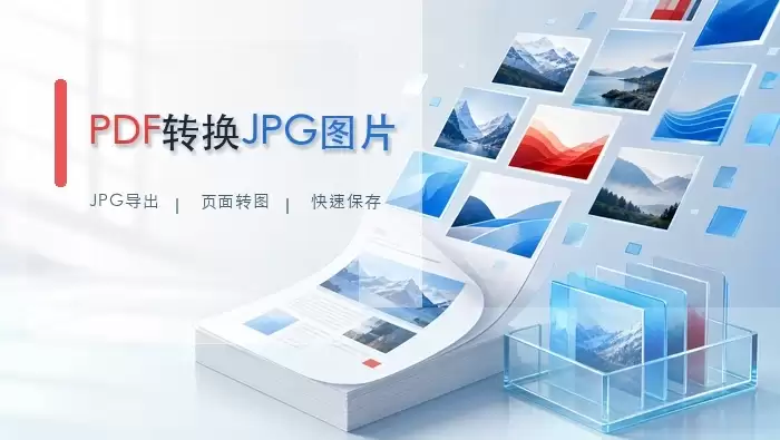 PDF转JPG图片免费怎么做?每页能单独导出吗?封面图