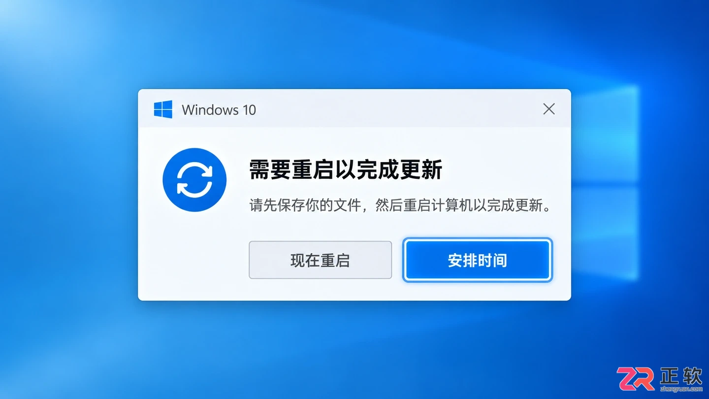 win10更新强制重启工作文档怎么避免丢失