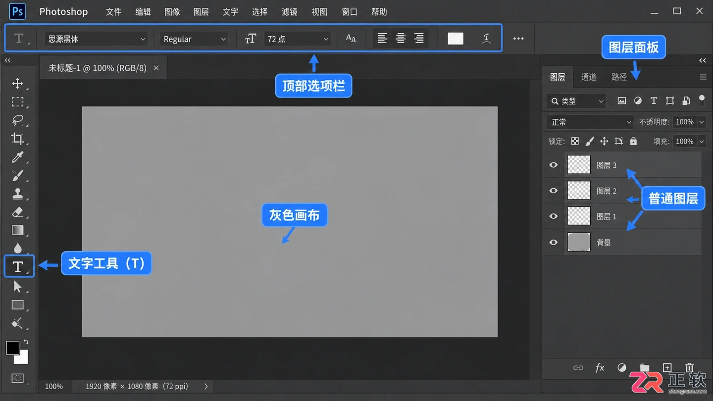 Photoshop文字工具打不出字怎么办？常见原因与解决方法