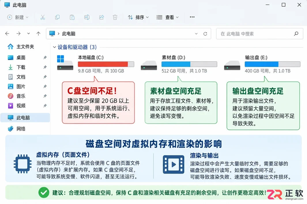 会声会影提示内存不足渲染失败该怎么优化