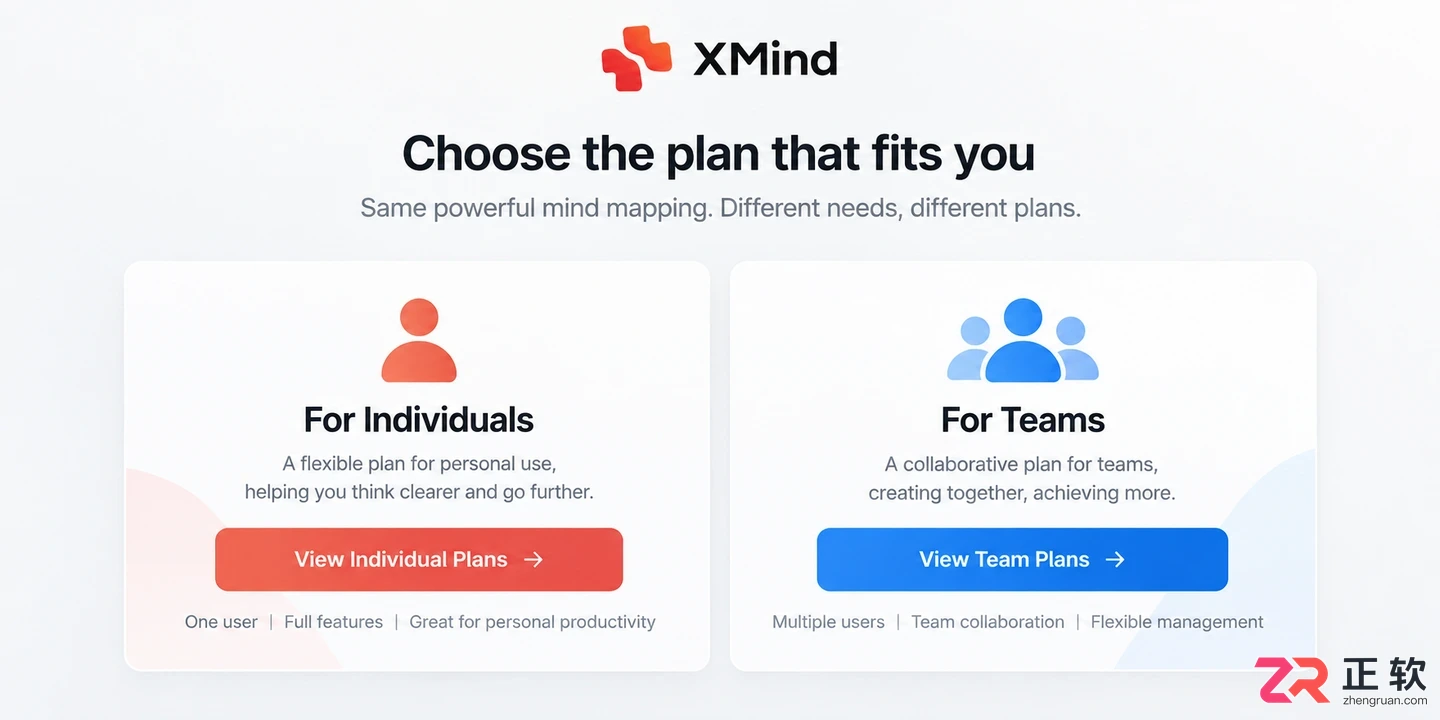 XMind Pro订阅价格详解：个人版与企业版授权区别