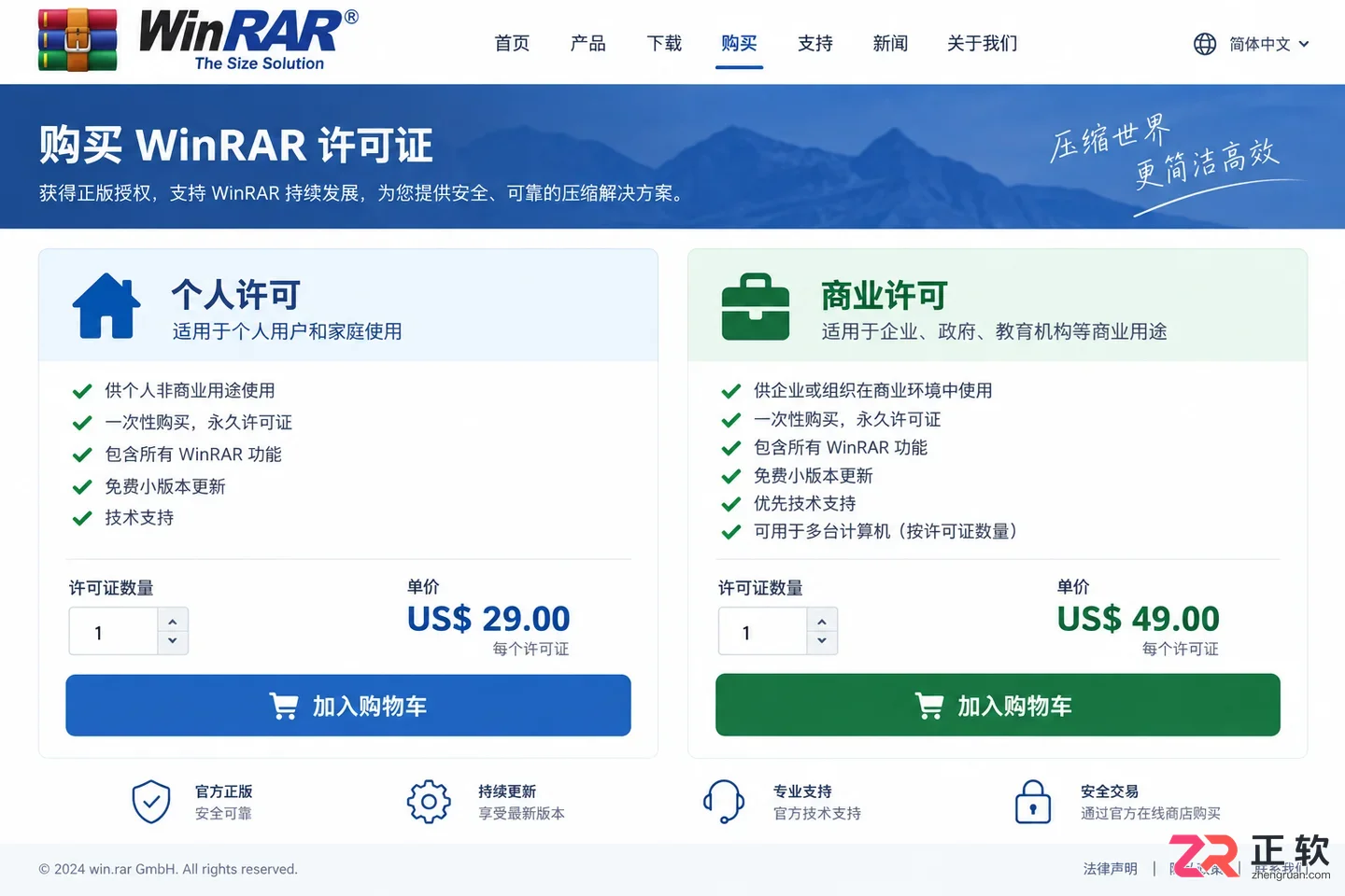 怎么购买WinRAR正版许可证？个人与企业授权渠道详解