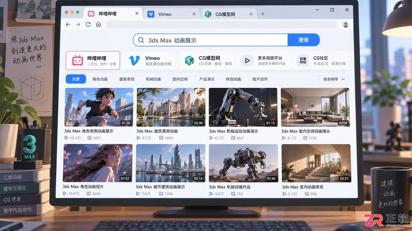3Dmax动画在线观看免费高清视频及网站入口指南