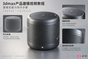 3dmax产品建模视频教程：建模思路与制作步骤