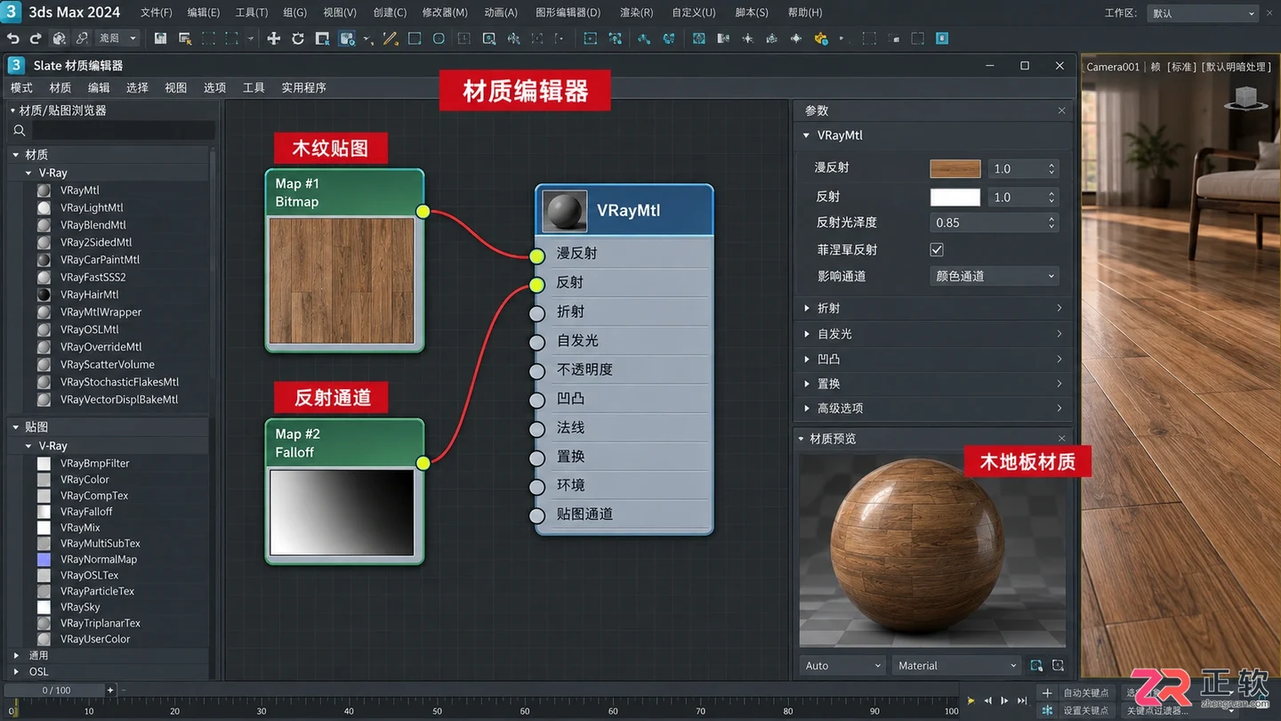 3dmax室内设计视频教程全集:建模步骤与效果图制作详解