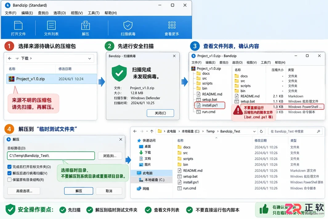 Bandizip安装后怎么用？新手入门第一步