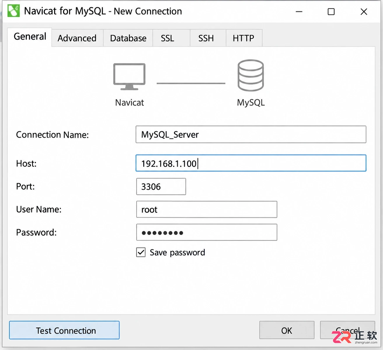 navicat for mysql 新建连接失败