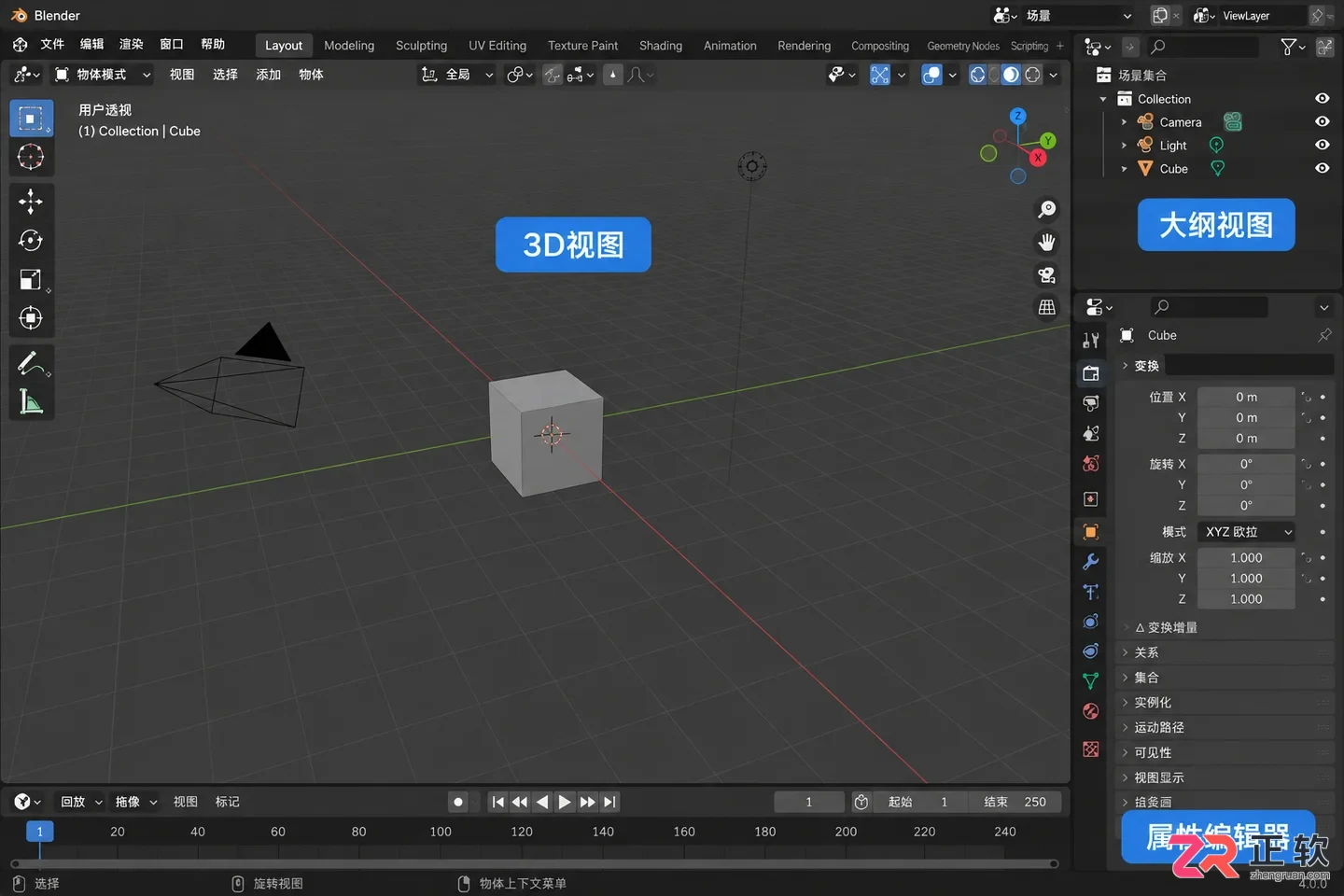 blender新手教程简单模型建立详细步骤图解