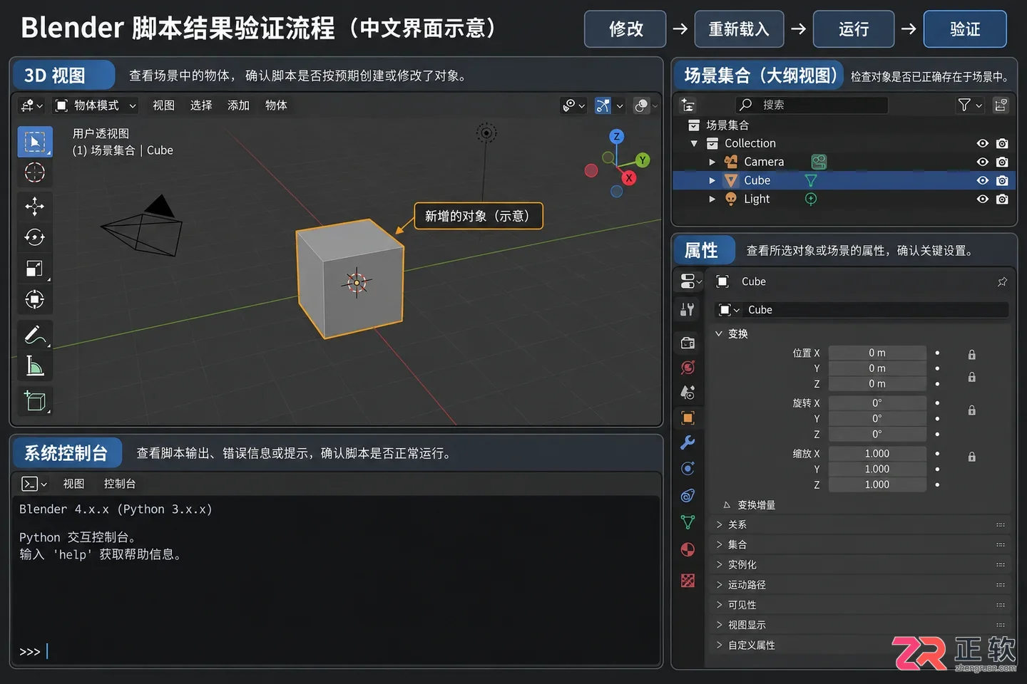 blender导入脚本文件的详细操作教程