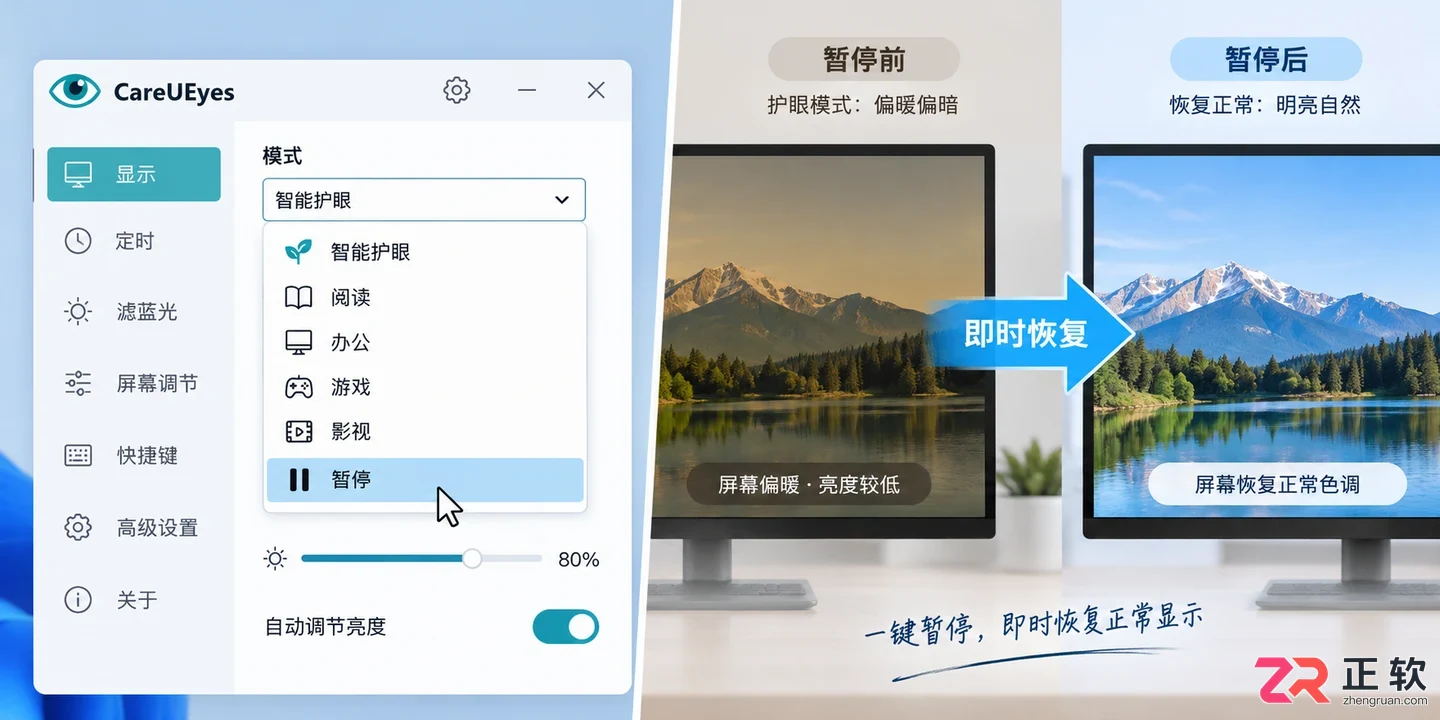 CareUEYes显示编辑项是什么意思及关闭方法