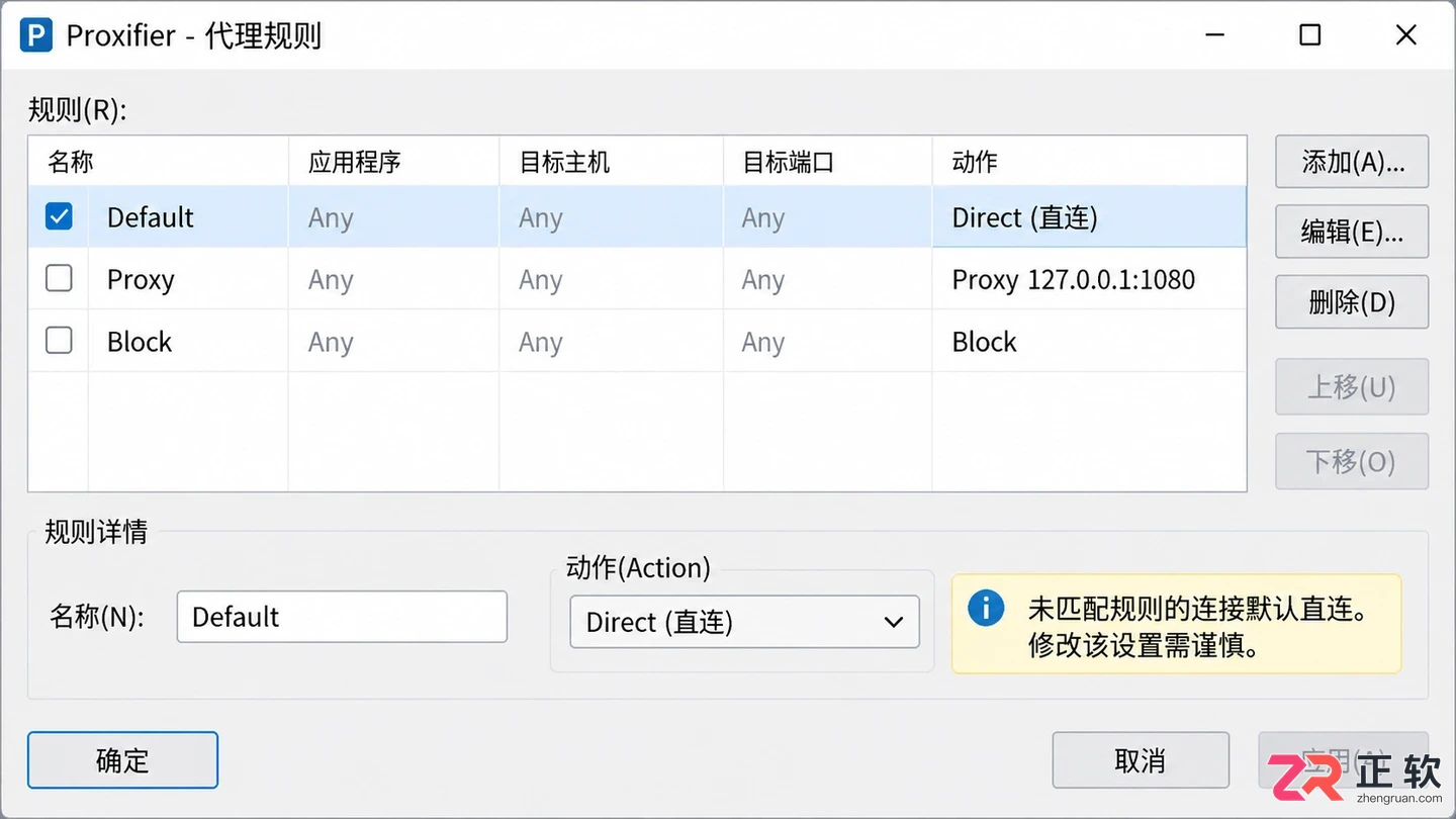 Proxifier设置步骤详细配置教程