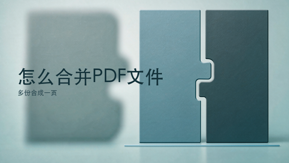 怎么合并PDF文件