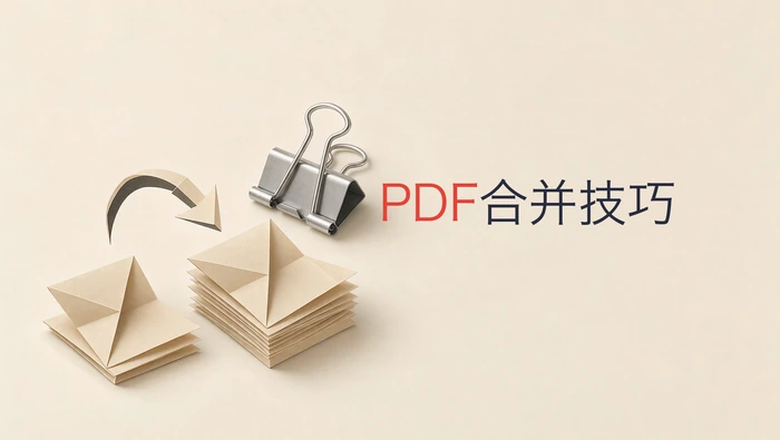 PDF文件合并有哪些技巧？四种方式完成后如何核对页序？