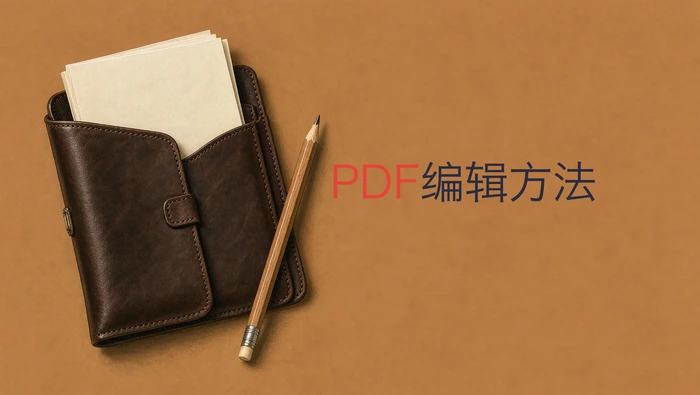 PDF文件如何编辑修改内容？两种方法分别适合什么场景？