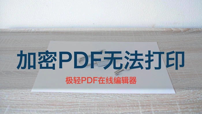 加密PDF无法打印？合法授权下解除打印限制的方法