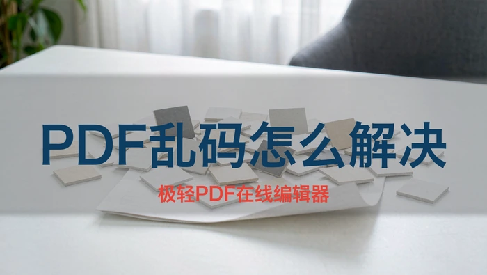 PDF乱码怎么解决?从屏幕显示、文字复制到打印排查
