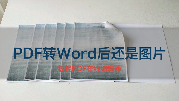 PDF转Word后还是图片？普通转换与OCR识别的区别