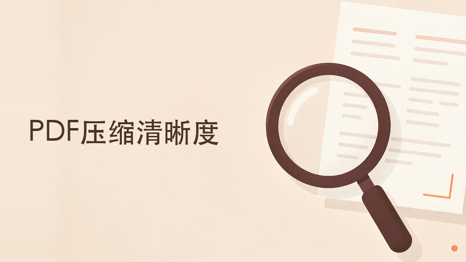 PDF压缩清晰度