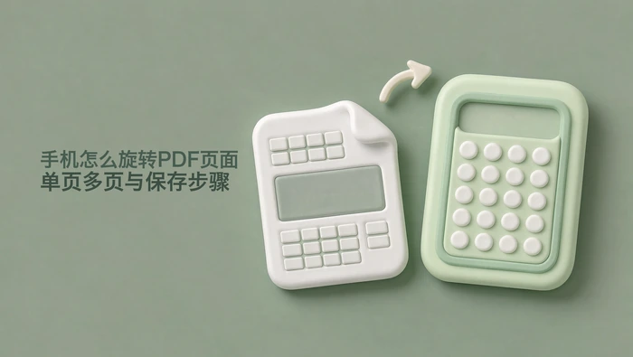 手机怎么删除PDF页面?单页、多页与保存步骤