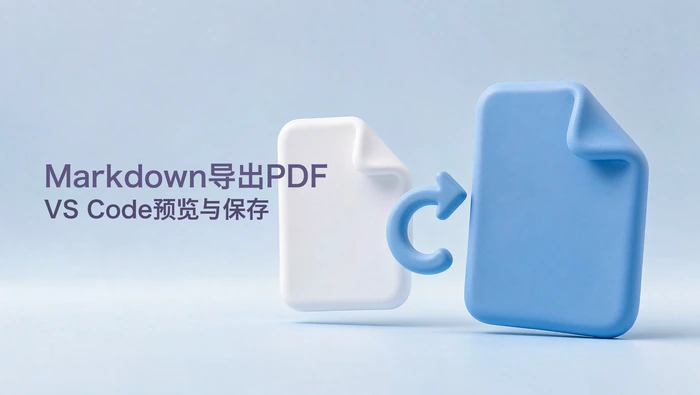 VS Code怎么把Markdown导出为PDF？预览与保存步骤