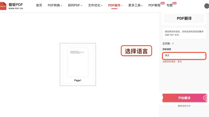 翻译PDF核对上传状态真实中文页面图