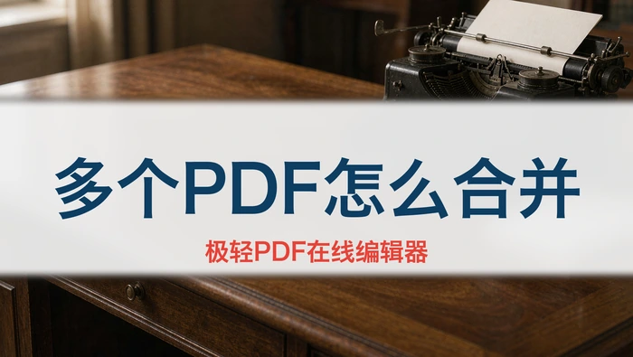 多个PDF怎么合并?三种方法、操作步骤和结果检查