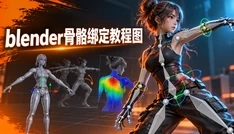 blender骨骼绑定教程图