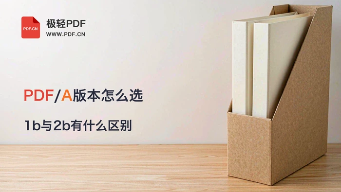 PDF/A-1b和PDF/A-2b有什么区别？归档版本选择指南
