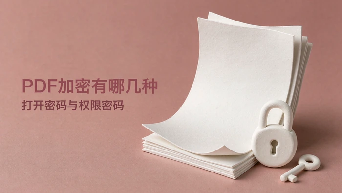 PDF加密有哪些方式?打开密码和权限密码有什么区别